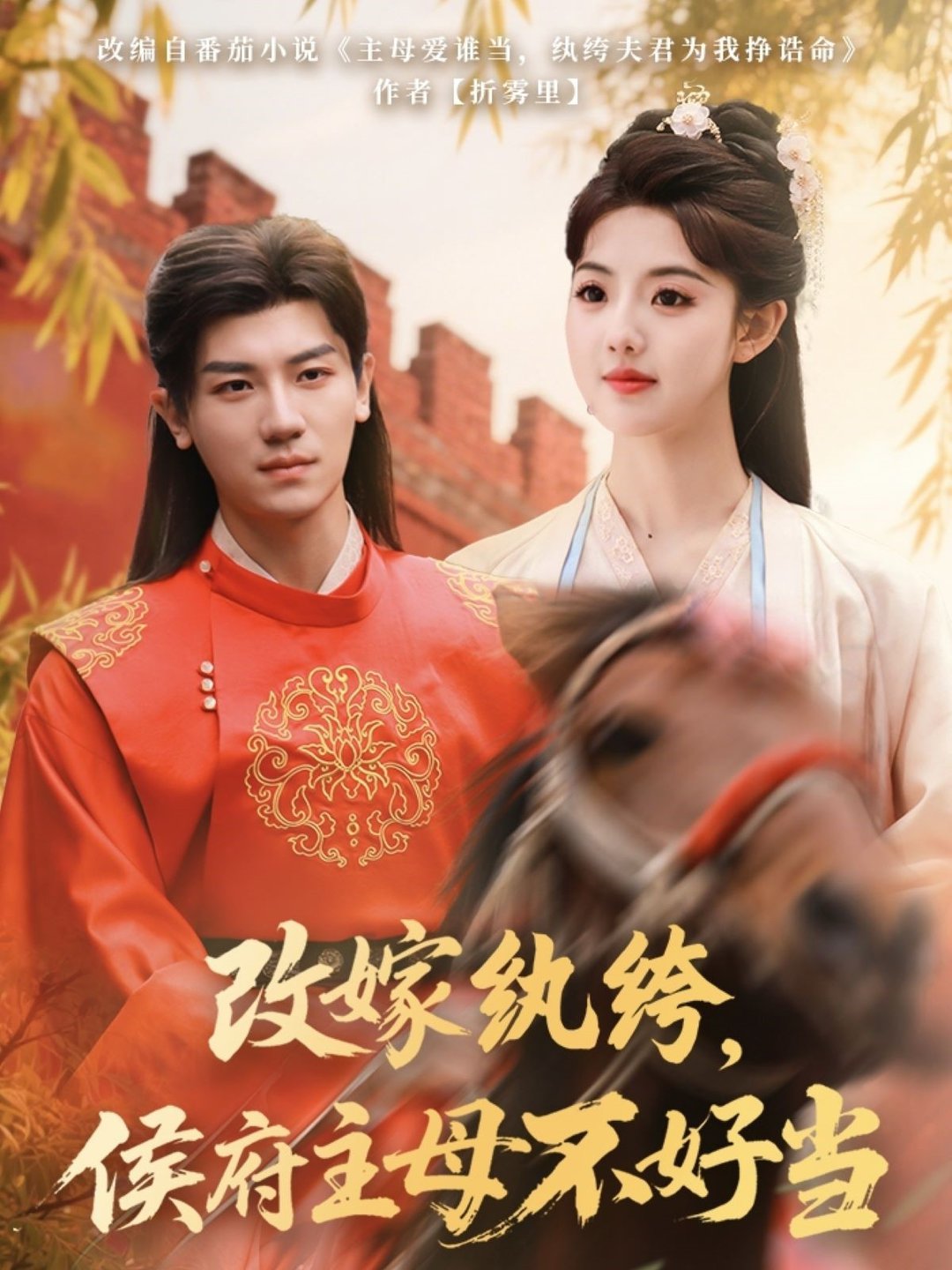短剧《改嫁纨绔，侯府主母不好当$安子杨＆田甜一》