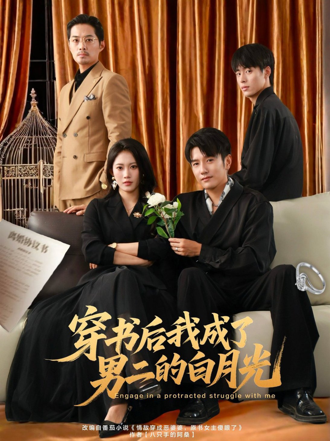 短剧《穿书后我成了男二的白月光$黄波＆王熳熳》