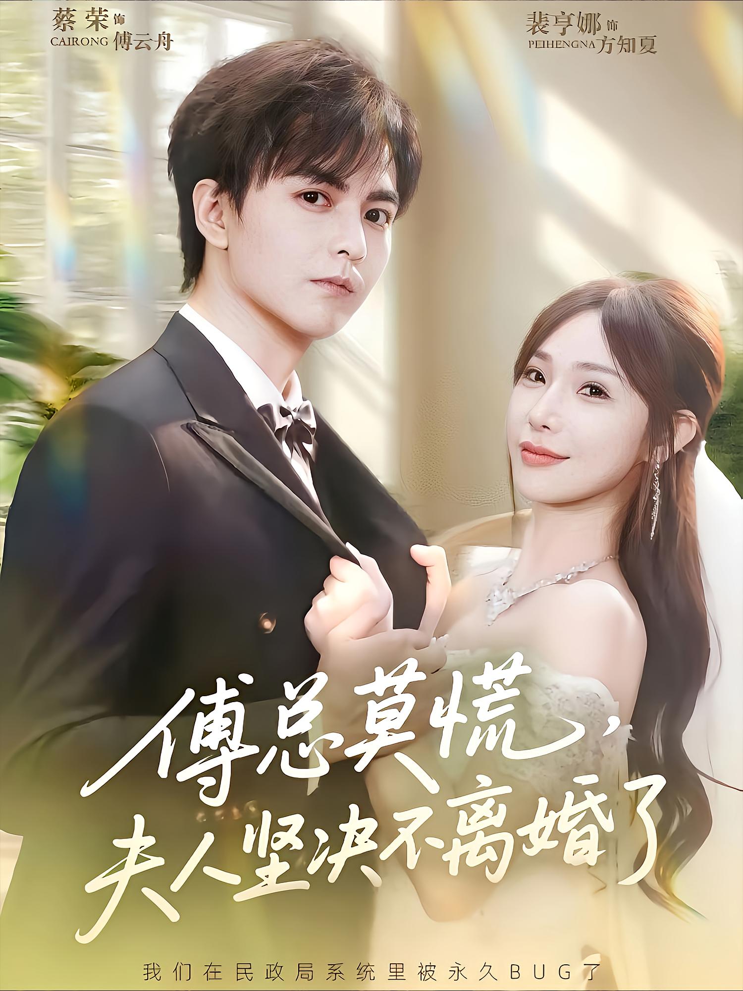 短剧《傅总莫慌夫人坚决不离婚了$裴亨娜/蔡荣》