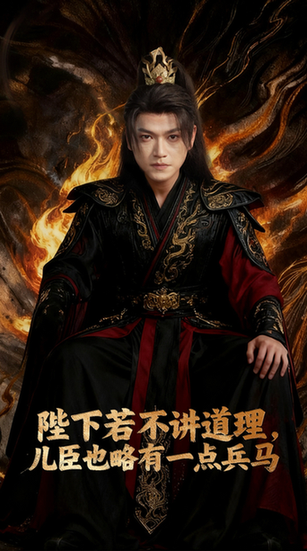 短剧《陛下若不讲道理儿臣也略有一点兵马$张渊元/汐炎》