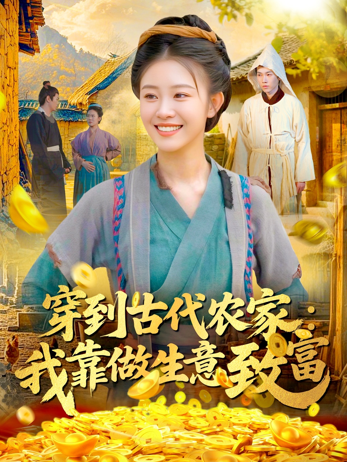 穿到古代农家我靠做生意致富$马溪言/刘盈