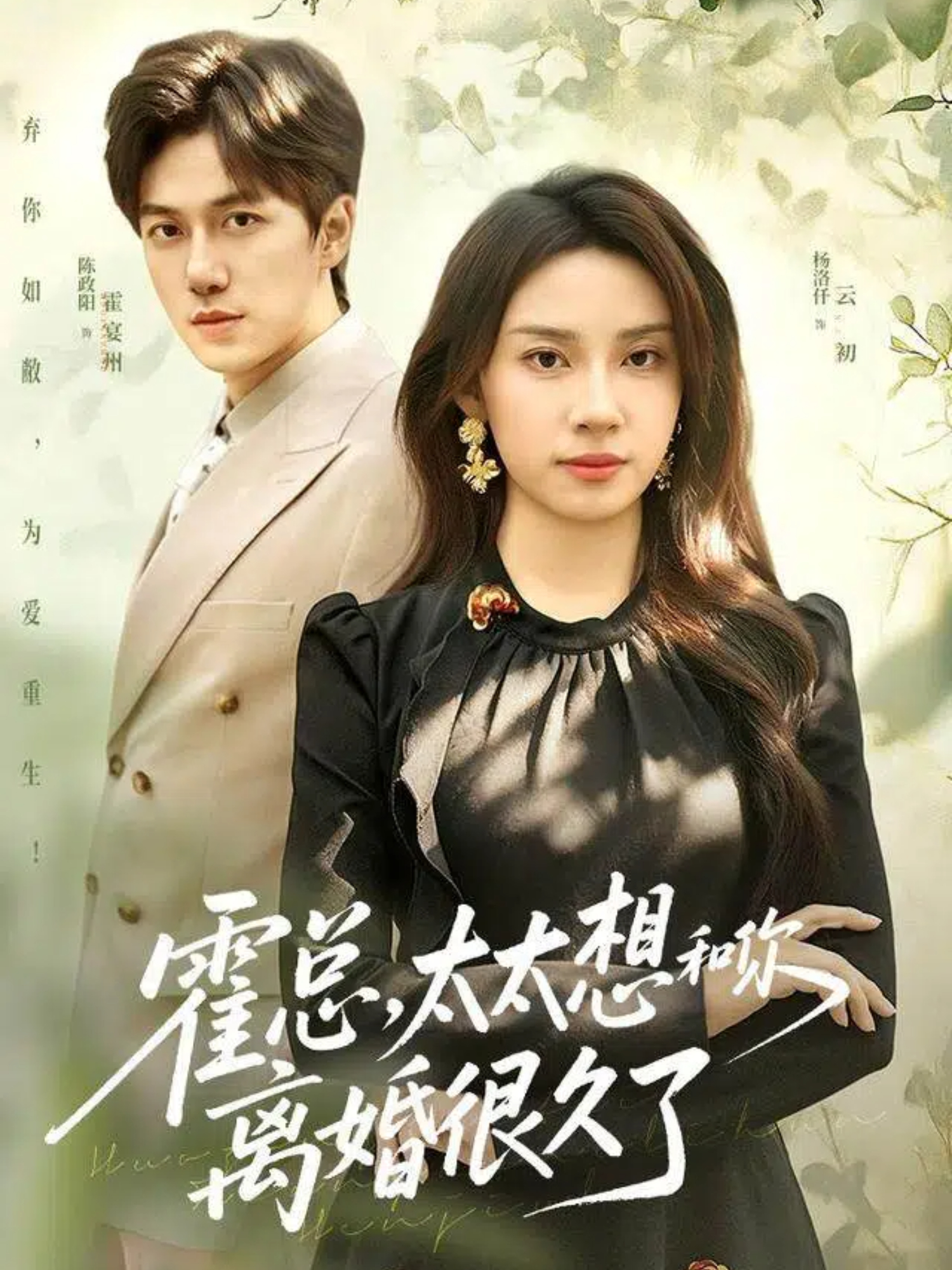 霍总，太太想和你离婚很久了$陈政阳＆杨洛仟